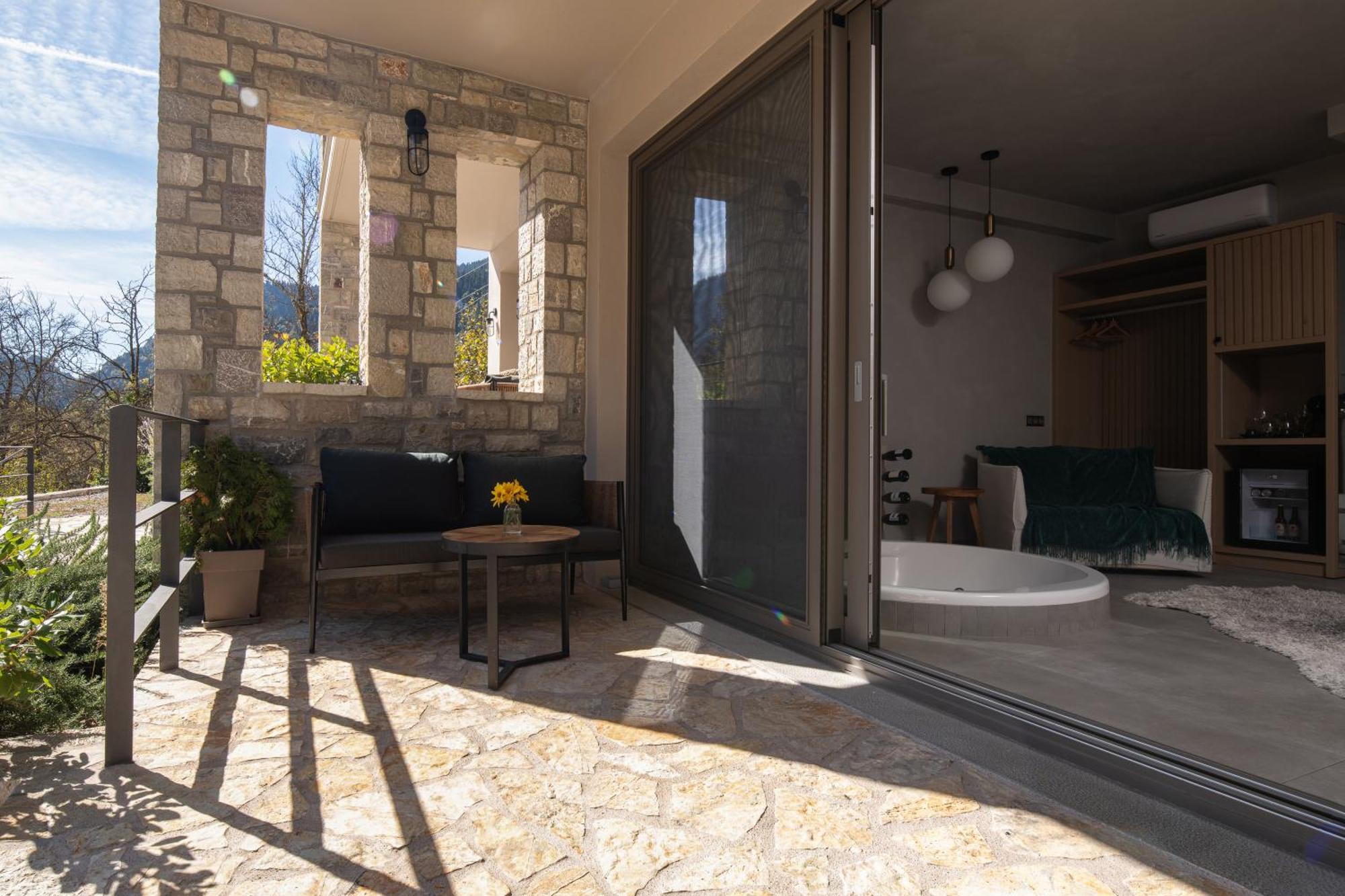 Evora Luxury Suites Mega Chorio Exterior foto