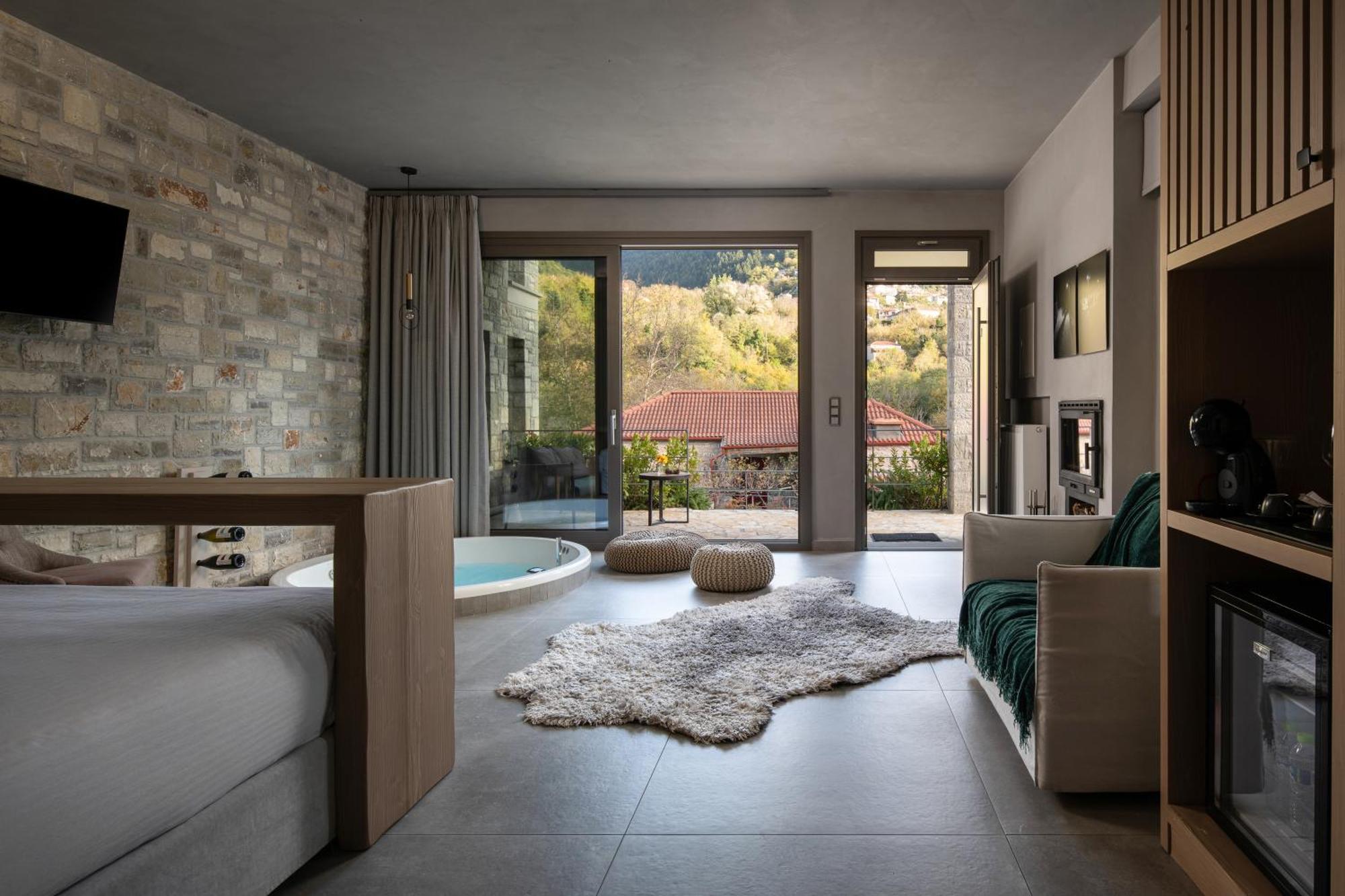Evora Luxury Suites Mega Chorio Exterior foto
